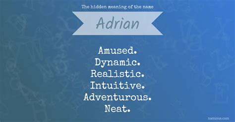 adrian meaning