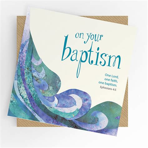 Adult Baptism Card To Print