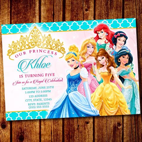 Adult Princess Party Invitations