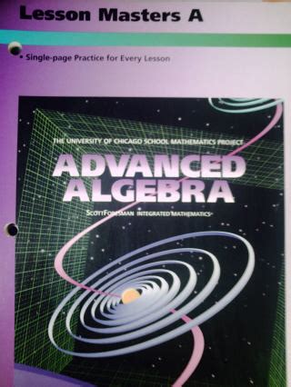 Advanced Algebra Lesson Master B Answers