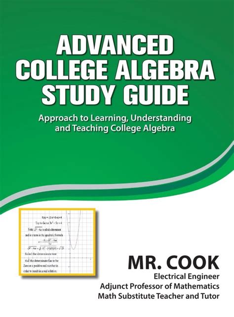 Advanced Algebra Study Guide
