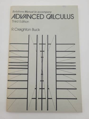 Advanced Calculus Buck Solution Manual Baronore