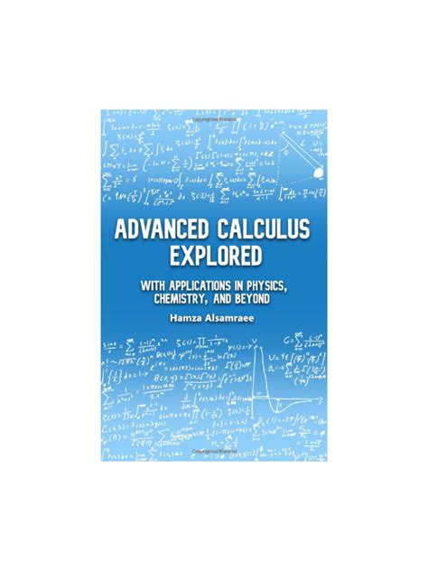 advanced calculus explored with applications in p