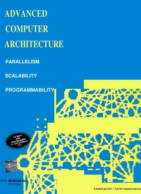 Advanced Computer Architecture Parallelism Scalability Programmability Baas 39 Iitecitft