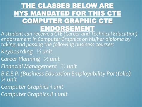 advanced computer skills and applications cte classes