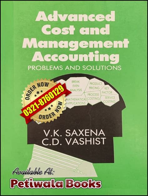 advanced cost and management accounting problems solutions