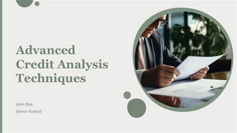 Advanced Credit Analysis