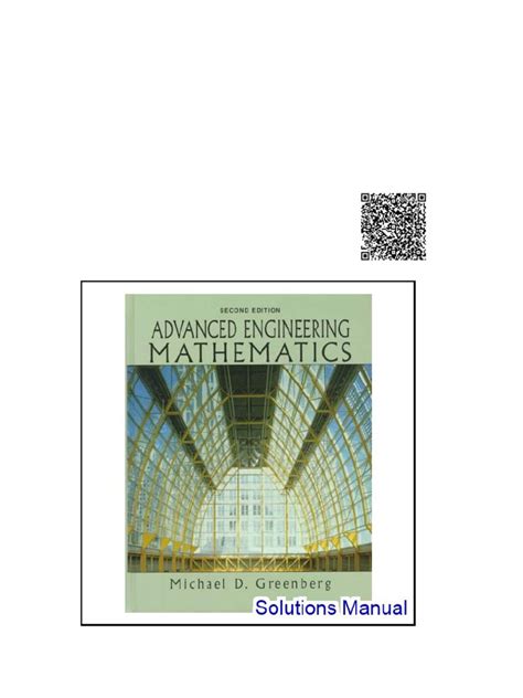 Advanced Engineering Mathematics 2nd Edition Greenberg Solution