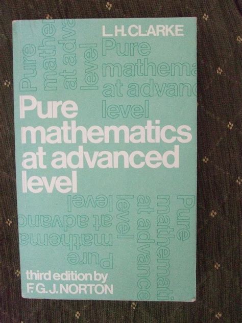 advanced level pure mathematics sl green