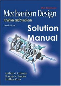 advanced mechanism design sandor solution manual