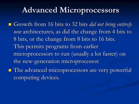 Advanced Microprocessors