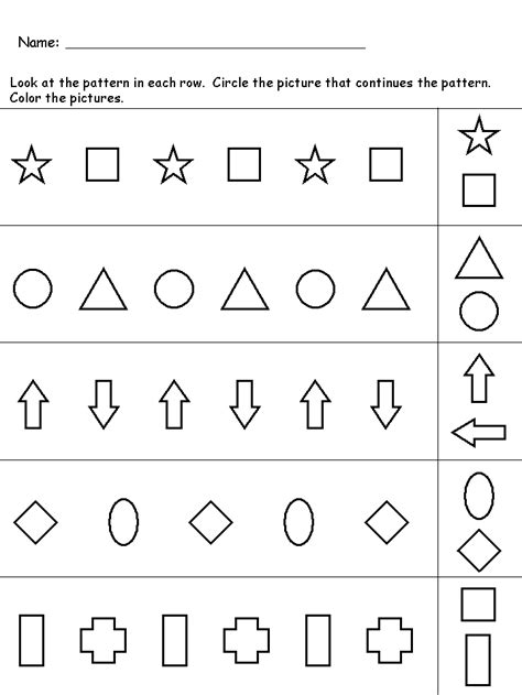 Advanced Patterns Worksheets For Kids Fun Practice With Pattern Symbol Worksheet - Pattern Symbol Worksheet
