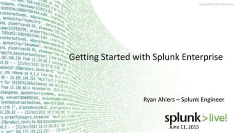 Advanced Splunk