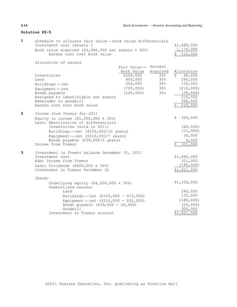 Download Advanced Accounting 11Th Edition Chapter 15 Solutions 