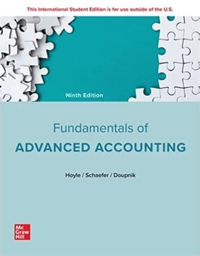 Read Online Advanced Accounting 9Th Edition By Hoyle 