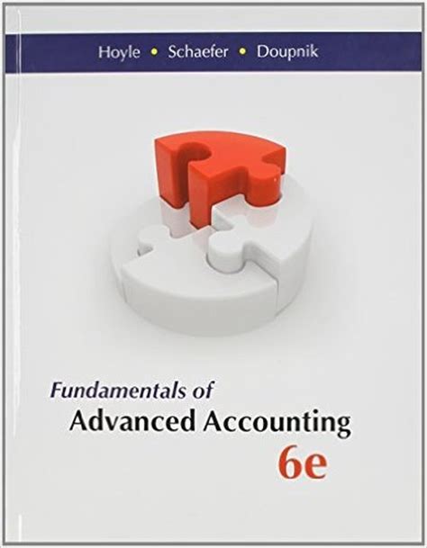 Read Advanced Accounting Hoyle 11Th Edition Chapter 4 Solutions 
