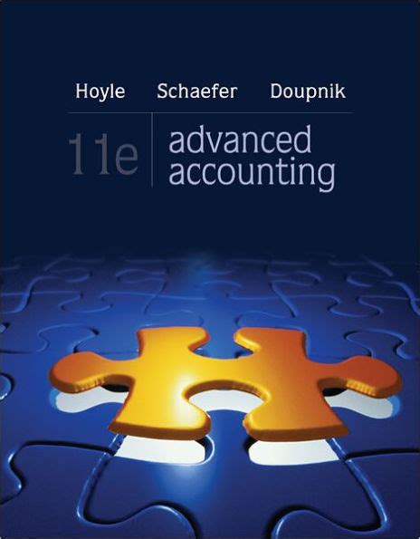 Read Advanced Accounting Hoyle 11Th Edition International 