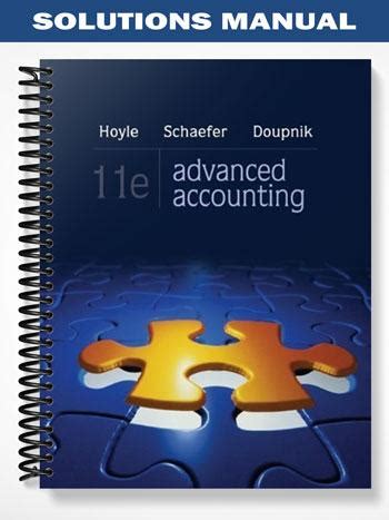 Full Download Advanced Accounting Hoyle 11Th Edition Solutions Free 