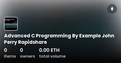 Read Advanced C Programming By Example John Perry 