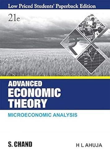Read Advanced Economics Theory H L Ahuja 