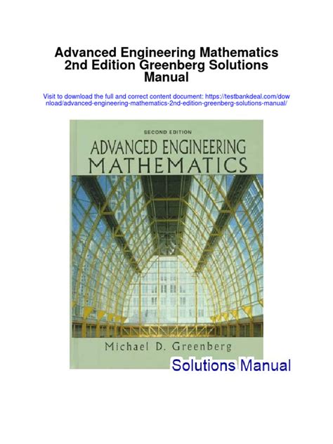 Full Download Advanced Engineering Mathematics 2Nd Edition Solutions 