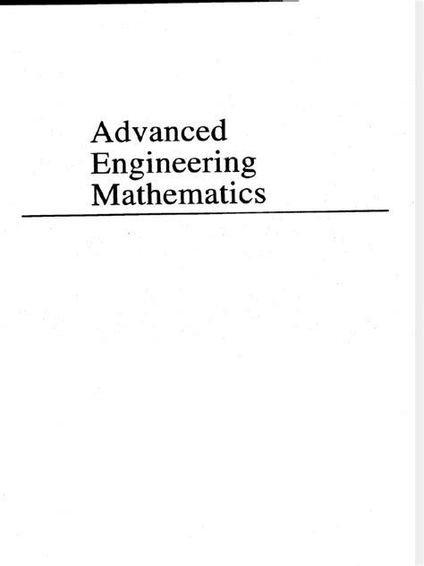 Read Online Advanced Engineering Mathematics Kachot Pdf 