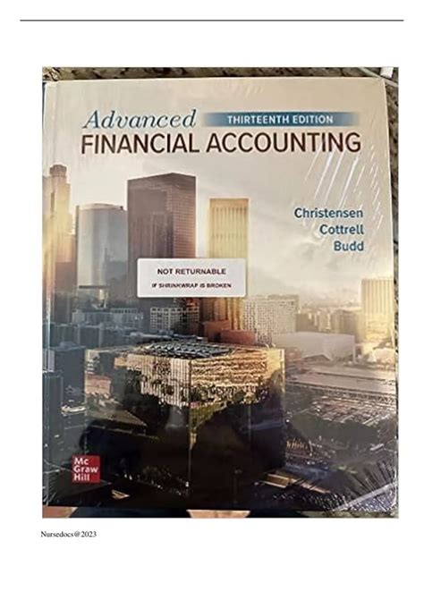 Read Advanced Financial Accounting Edition 9Th 