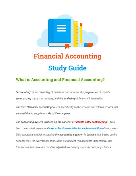 Read Online Advanced Financial Accounting Study Guide 