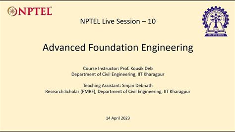 Read Online Advanced Foundation Engineering Nptel 