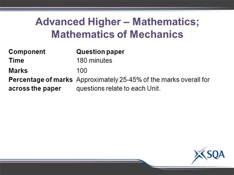 Full Download Advanced Higher Mathematics Of Mechanics Course Unit 