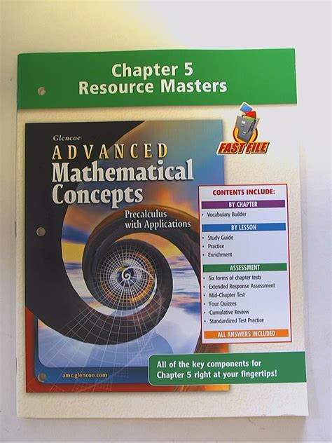Read Advanced Mathematical Concepts Chapter Resource Masters 