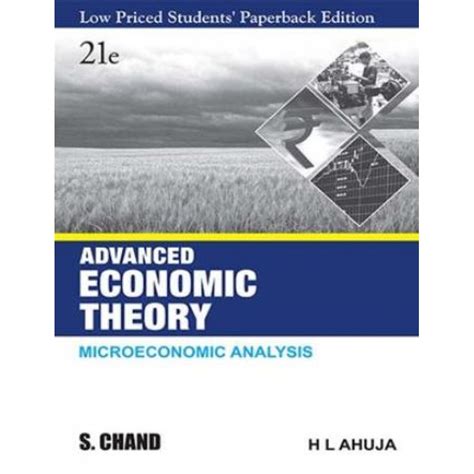 Download Advanced Microeconomics H L Ahuja Baiyinore 