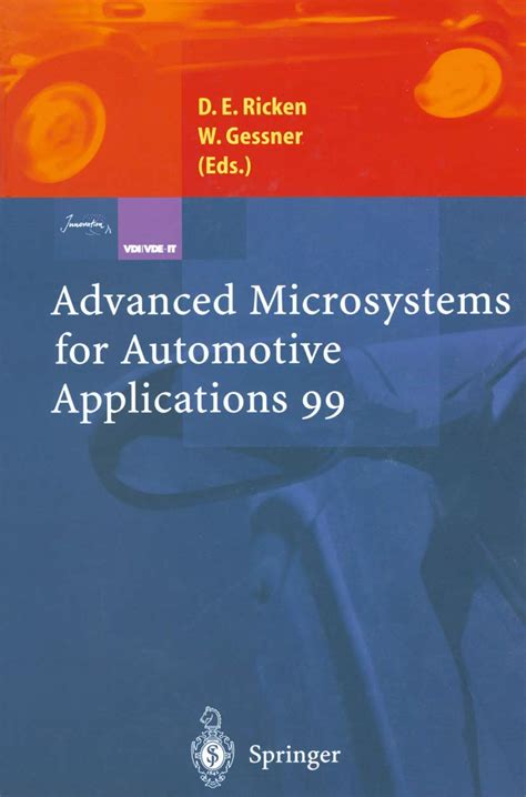 Read Online Advanced Microsystems For Automotive Applications 2007 Vdi Buch 