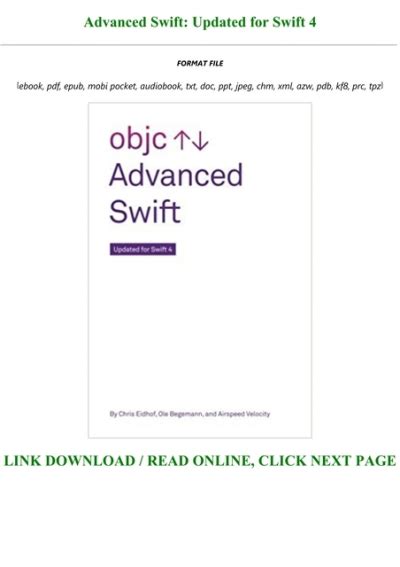 Download Advanced Swift Updated For Swift 4 
