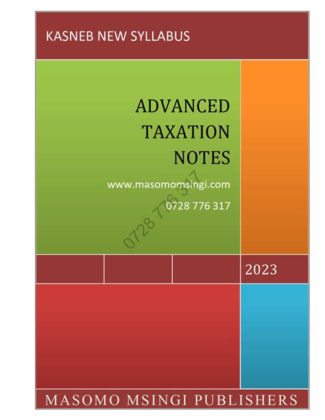 Full Download Advanced Taxation Cpa Notes Slibforyou 
