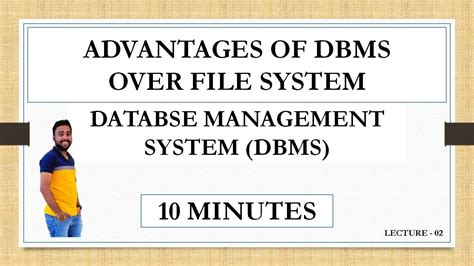 Advantages Of Dbms Over File System