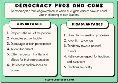 Advantages Of Democracy