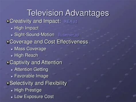 Advantages Of Television