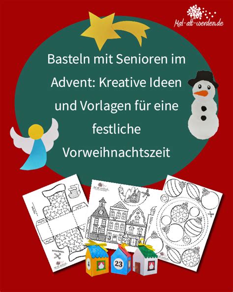 advent basteln mit senioren