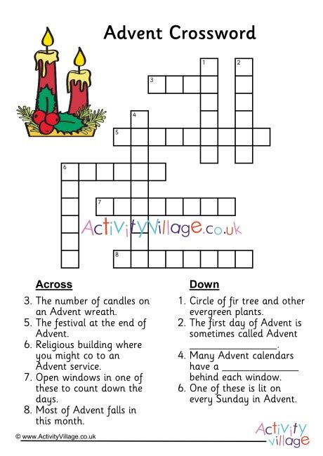 Download Advent Crossword Puzzle Answers 