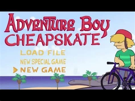 Adventure Boy Cheapskate Text Walkthrough
