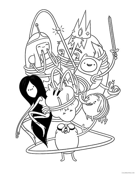 Adventure Time Coloring Pages Coloring4free Com Adventure Time Colouring Pages - Adventure Time Colouring Pages