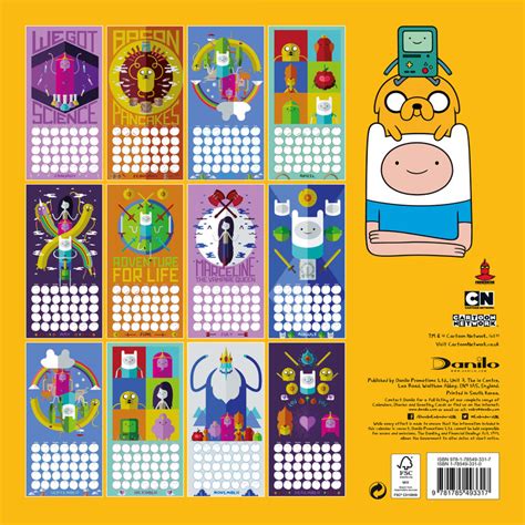 Download Adventure Time 2018 Wall Calendar 
