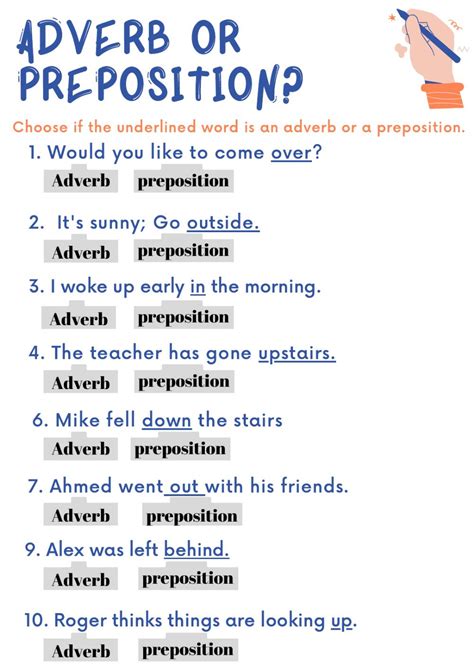 Adverb Or Preposition Worksheet Adverbworksheets Net Preposition Or Adverb Worksheet - Preposition Or Adverb Worksheet