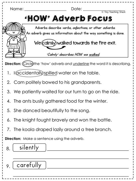 Adverbial Phrases Free Printable Adverb Worksheets English Adverb Worksheet 12th Grade - English Adverb Worksheet 12th Grade