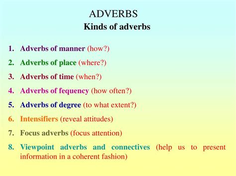Adverbs Presentation Ppt Slideshare Adverb Powerpoint 4th Grade - Adverb Powerpoint 4th Grade