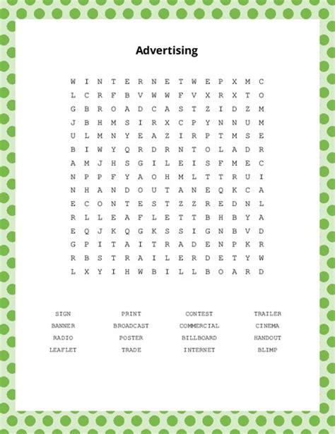 Advertising Word Search Puzzle Advertising Slogans Worksheet Answers - Advertising Slogans Worksheet Answers