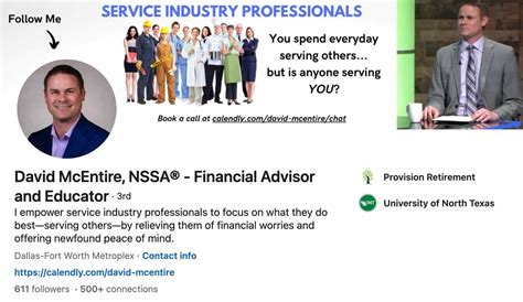 advisor biography examples