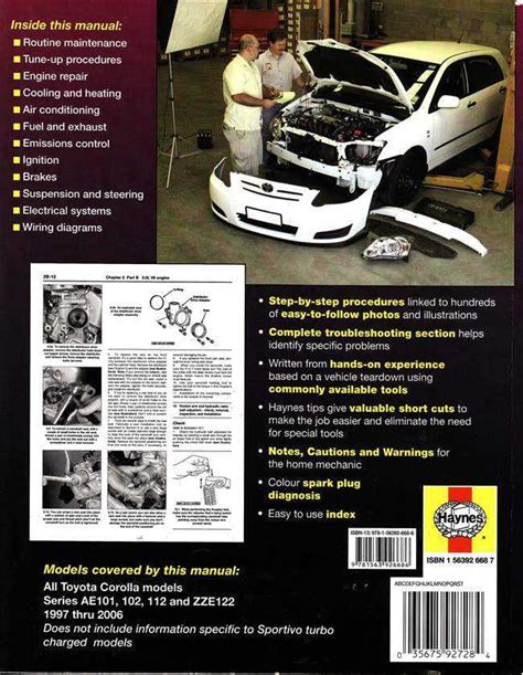 Ae101 Engine Workshop Manual