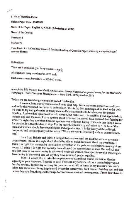 Aecc English Sample Paper With Answers